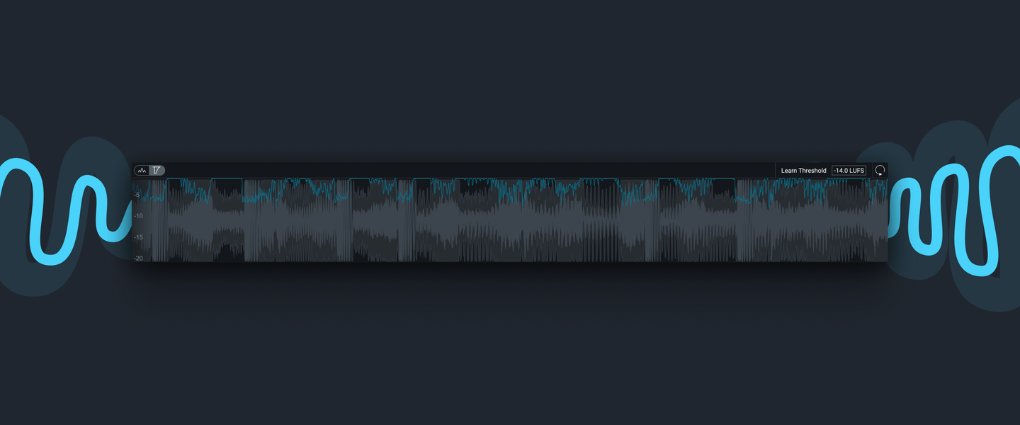 Illustration of an audio waveform