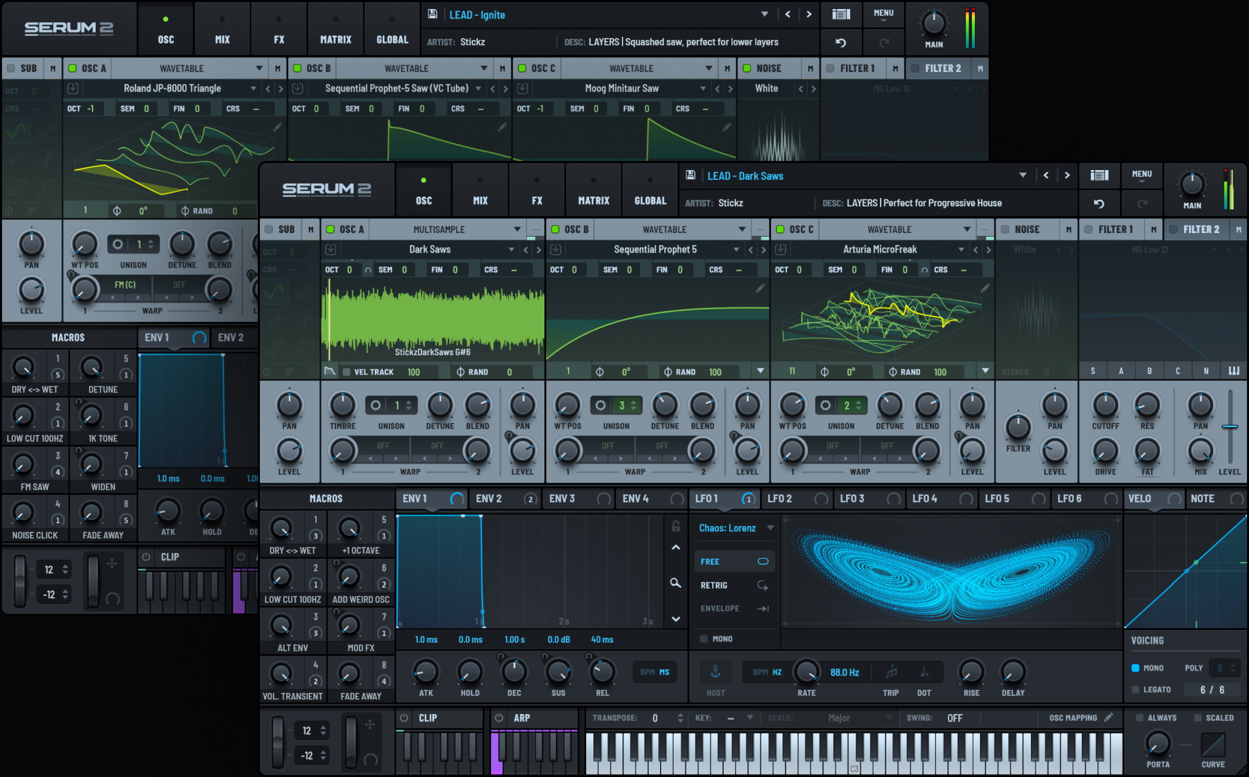 LAYERS | EDM Lead Presets for Xfer Serum 2 | Stickz