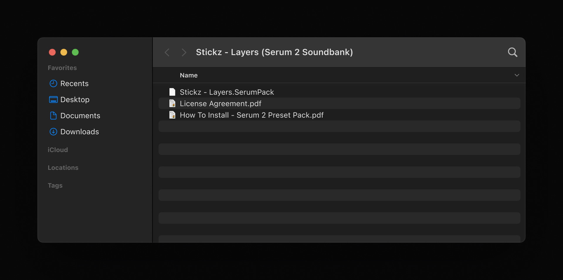     LAYERS <span translate="no">Serum 2</span> Soundbank Product Folder Content