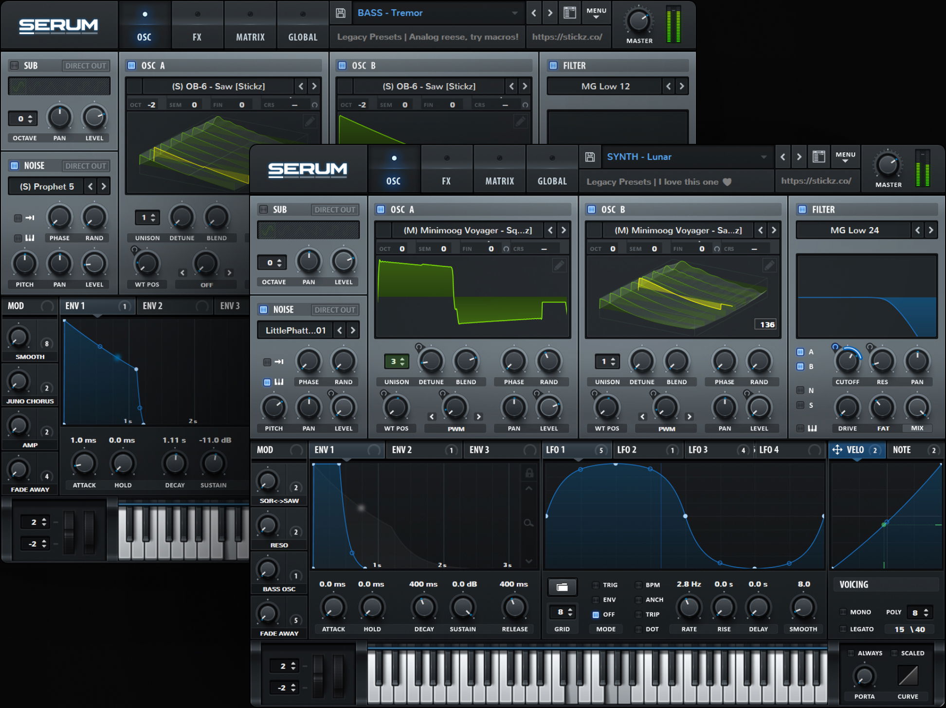 LEGACY | Analog inspired Serum Presets & Wavetables | Stickz