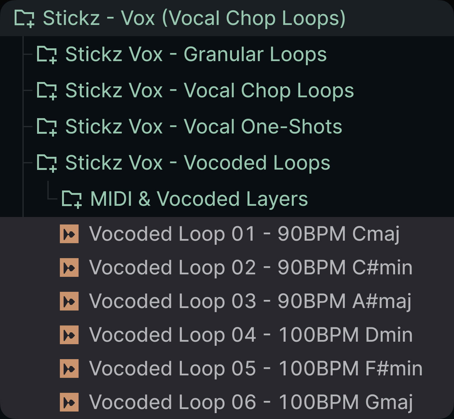 VOX | 70 Premium Vocal Chop Loops | Stickz